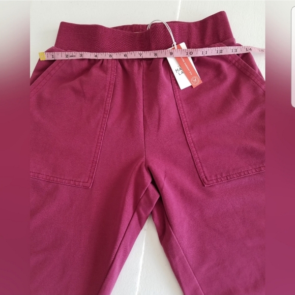 NWT MARINE LAYER  Women's Jloggers Sweat Pants Burgundy  Size XS - Picture 1 of 9